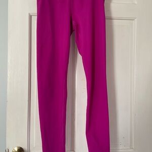 Zella Magenta Stretch Leggings small